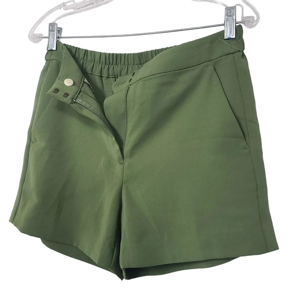 J. By J. Crew Green Shorts 4